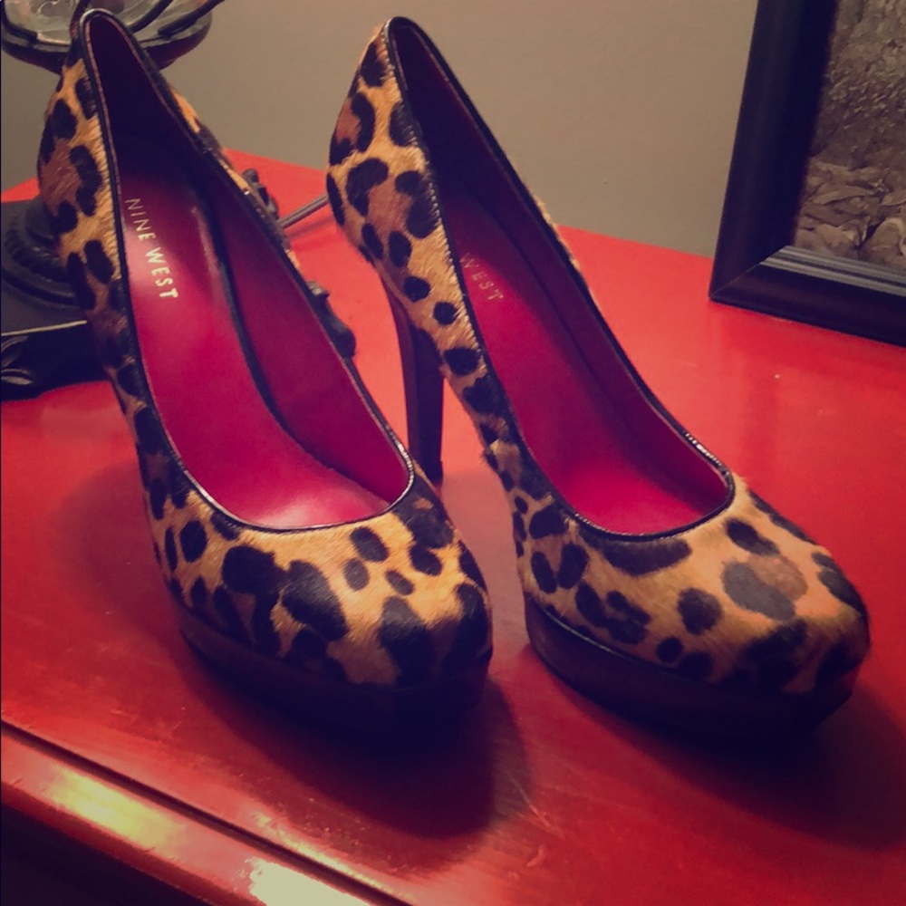 Leopard heels